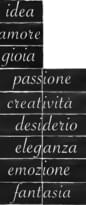 Плитка Self Mood Nero Dolce Vita Set 9 Words 6.5x13 см, поверхность матовая