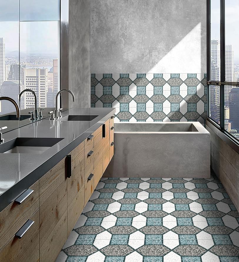 керамогранит фабрики Self коллекция Terrazzo