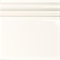 Плитка Self Victorian Skirting White Glossy 15x15 см, поверхность глянец