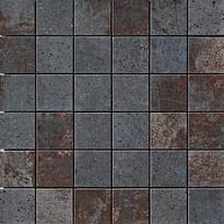 Плитка Serenissima Cir Costruire Mosaico 5x5 Metallo Nero 30x30 см, поверхность матовая