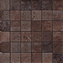Плитка Serenissima Cir Costruire Mosaico 5x5 Metallo Ruggine 30x30 см, поверхность матовая