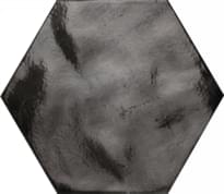 Плитка Serenissima Cir Fuoritono Esagona Nero 24x27.7 см, поверхность полированная