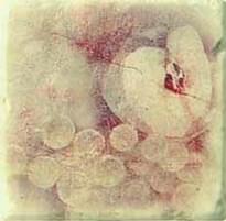 Плитка Serenissima Cir Marble Age Inserto Botticino S3 Beige Peach Grape 10x10 см, поверхность матовая, рельефная