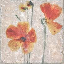 Плитка Serenissima Cir Marble Style Inserto Style S3 2 Flowers 10x10 см, поверхность матовая