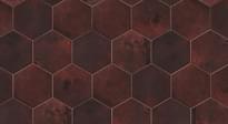 Плитка Serenissima Cir Miami Esagona Red Clay 24x27.7 см, поверхность матовая