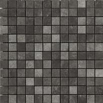 Плитка Serenissima Cir Miami Mosaico 2.2X2.2 Pitch Black 30x30 см, поверхность матовая