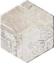 Плитка Serenissima Cir Recupera Esagona Romantica Bianco S 24x27.7 см, поверхность матовая