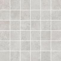 Плитка Settecento Ciment Mosaico Bianco 5x5 Su Rete 32x32 см, поверхность матовая