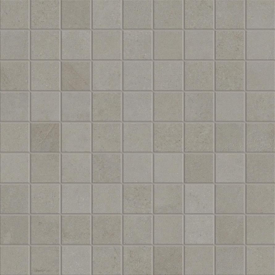 Settecento Evoque Mosaico Cemento 2.9x2.9 Su Rete 29.9x29.9