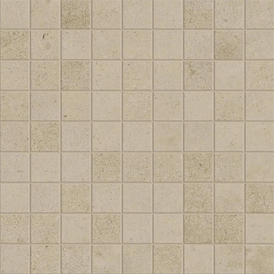 Settecento Evoque Mosaico Sabbia 2.9x2.9 Su Rete 29.9x29.9