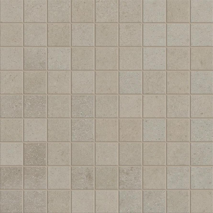 Settecento Evoque Mosaico Taupe 2.9x2.9 Su Rete 29.9x29.9