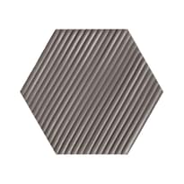 Плитка Settecento Matiere Hexa Style Carton Fango 11x12.6 см, поверхность матовая, рельефная