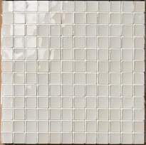Плитка Settecento Musiva Bianco Avorio 2.2x2.2 Su Rete 28.6x28.6 см, поверхность глянец