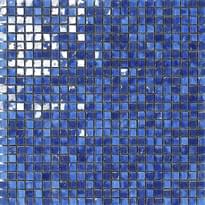 Плитка Settecento Musiva Blu Oltremare 1x1 Su Rete 28.6x28.6 см, поверхность глянец