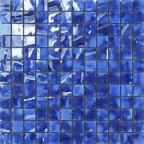 Плитка Settecento Musiva Blu Oltremare 2.2x2.2 Su Rete 28.6x28.6 см, поверхность глянец