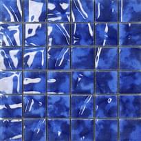 Плитка Settecento Musiva Blu Oltremare 4.5x4.5 Su Rete 28.6x28.6 см, поверхность глянец