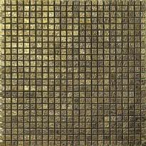 Плитка Settecento Musiva Oro 1x1 Su Rete 28.6x28.6 см, поверхность глянец
