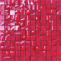 Плитка Settecento Musiva Rosso Geranio 2.2x2.2 Su Rete 28.6x28.6 см, поверхность глянец