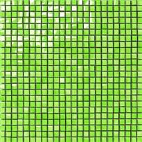 Плитка Settecento Musiva Verde Kiwi 1x1 Su Rete 28.6x28.6 см, поверхность глянец