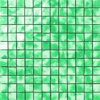 Плитка Settecento Musiva Verde Menta 2.2x2.2 Su Rete 28.6x28.6 см, поверхность глянец