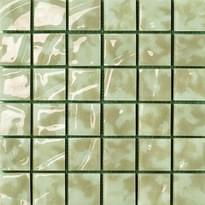 Плитка Settecento Musiva Verde Muschio 4.5x4.5 Su Rete 28.6x28.6 см, поверхность глянец