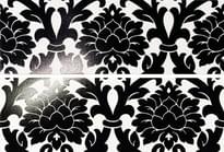 Плитка Settecento New Baroque Decoro Velvet A-B White-Black 24x72 см, поверхность матовая