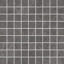 Плитка Settecento Nordic Stone Mosaico Anthracite 3.1x3.1 Su Rete 29.9x29.9 см, поверхность матовая