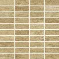 Плитка Settecento Plank Lodge Muretto Cedar Hand Finish 2.9x7.6 31.4x31.4 см, поверхность матовая, рельефная