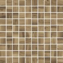 Плитка Settecento Plank Myhome Mosaico Quercia 2.9x2.9 31.4x31.4 см, поверхность матовая, рельефная