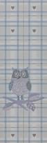 Плитка Settecento Regent Street City Owl Azzurro B 24x72 см, поверхность матовая