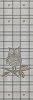 Плитка Settecento Regent Street City Owl Pearl B 24x72 см, поверхность матовая