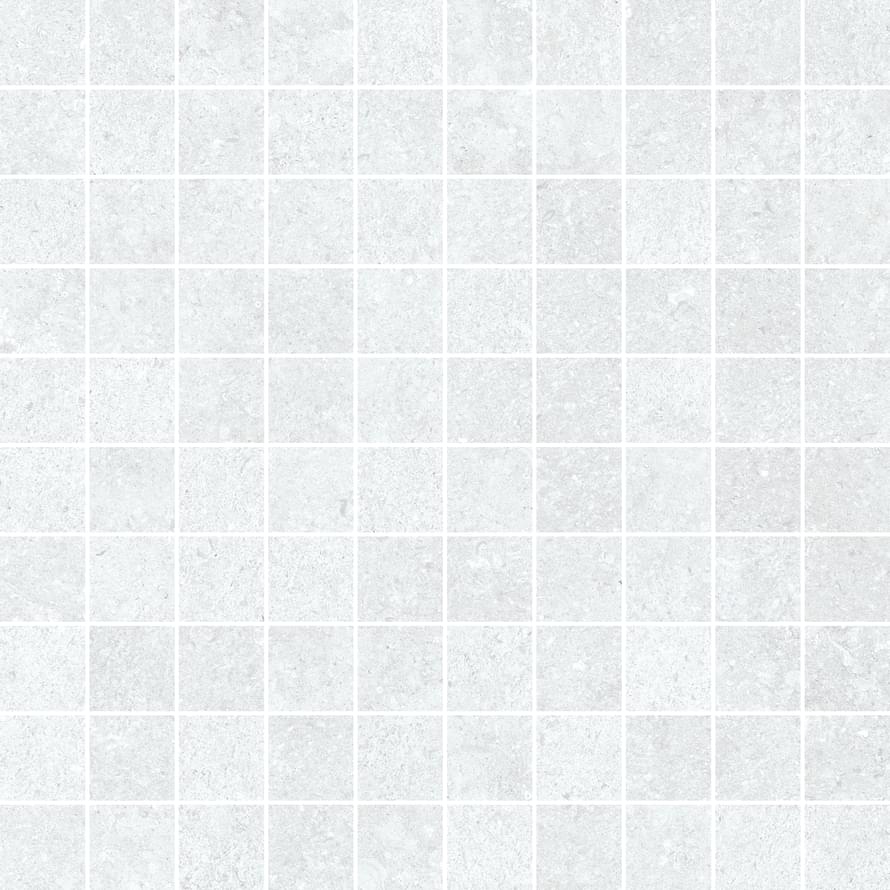 Settecento Shellstone Extrawhite Mosaico Su Rete 29.8x29.8
