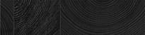 Плитка Settecento Skyline Matiere Muretto Arbre Black 5.8x23.8 см, поверхность матовая