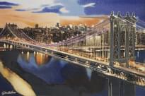Плитка Settecento Steve Kaufman Brooklyn Bridge 63.8x96.3 см, поверхность глянец, рельефная