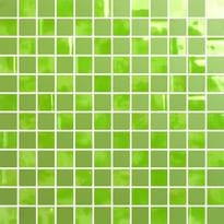 Плитка Settecento The Wall Highlights Verde Kiwi Su Rete 2.2x2.2 28.6x28.6 см, поверхность микс