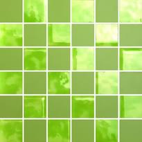 Плитка Settecento The Wall Highlights Verde Kiwi Su Rete 4.5x4.5 28.6x28.6 см, поверхность микс