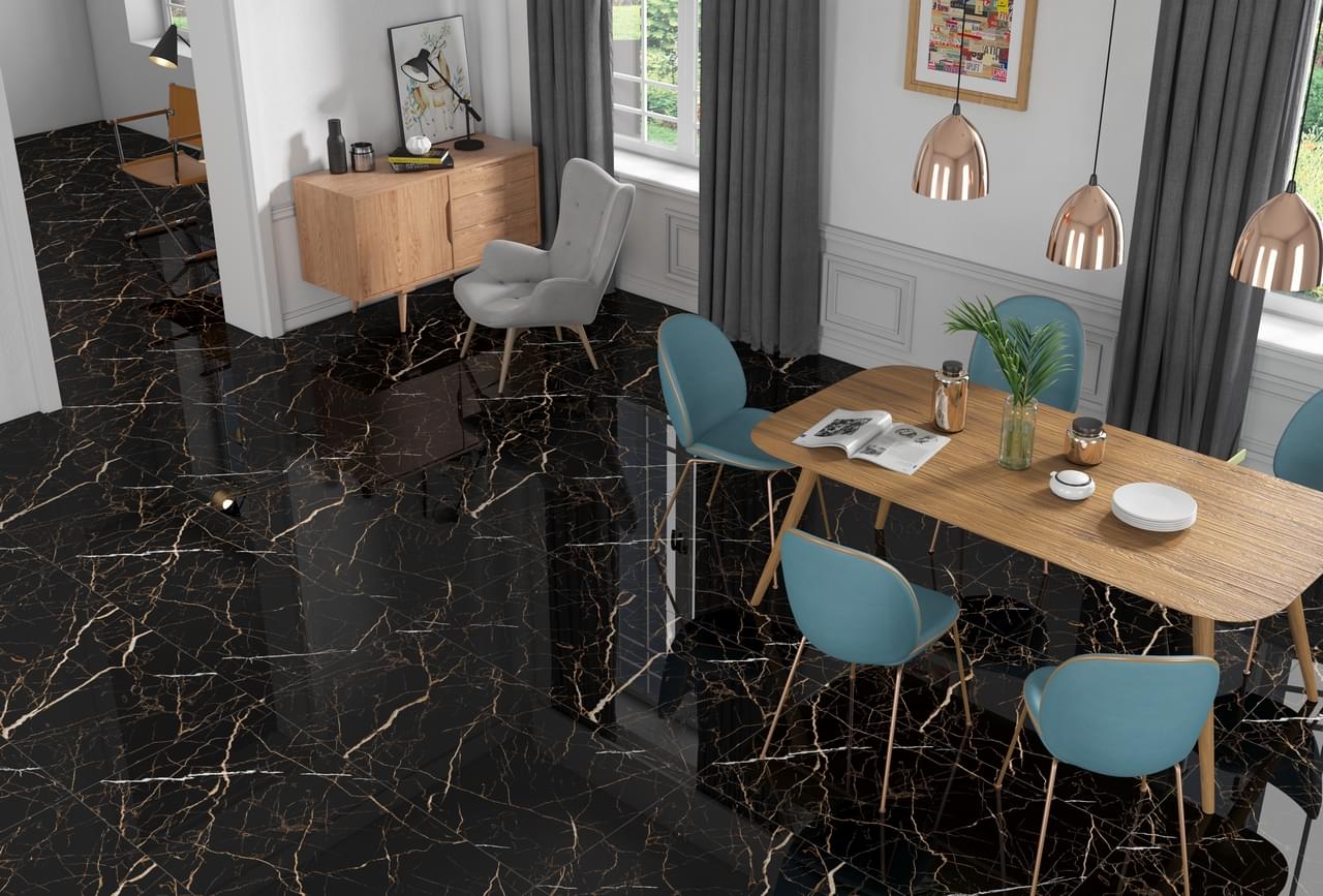 керамогранит фабрики Siena Granito коллекция Black Valcano