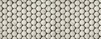 Плитка Smalto Mosaic White Light Grey Nat Round 29x29 см, поверхность матовая