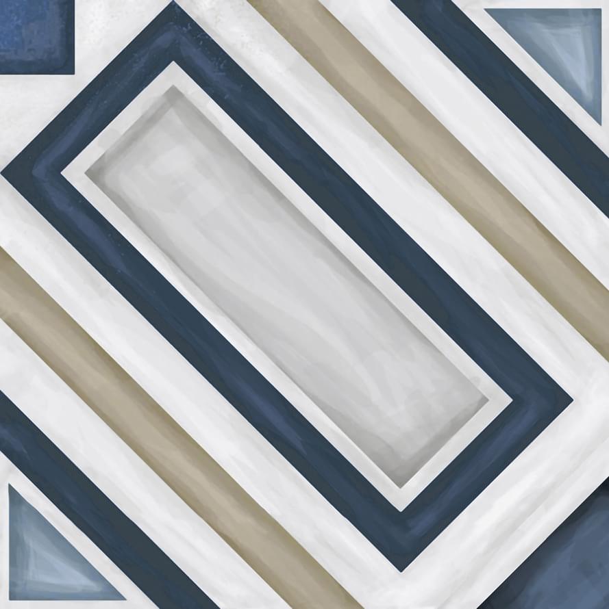 Плитка Smile Tile Artisan Laguna 19.8x19.8 см, поверхность матовая