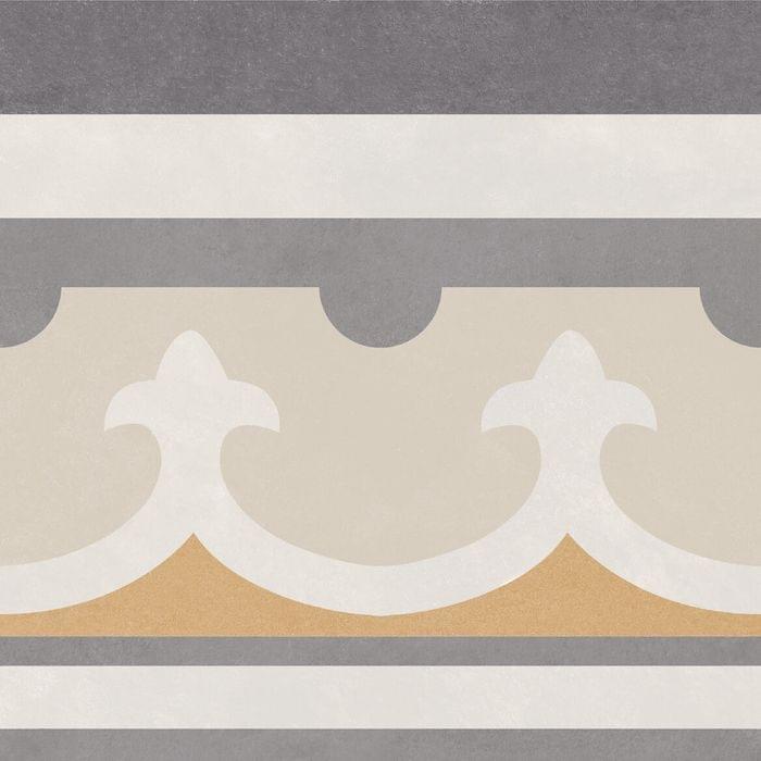 Плитка Smile Tile Chalet Chic Border 19.8x19.8 см, поверхность матовая