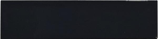 Плитка Smile Tile Liguria Black 7.5x30 см, поверхность глянец