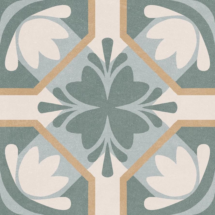Плитка Smile Tile Siena Lima 19.8x19.8 см, поверхность матовая