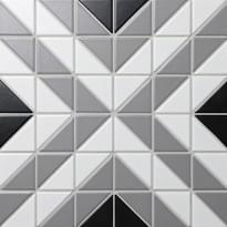 Плитка Starmosaic Albion CubeGrey 27.5x27.5 см, поверхность матовая