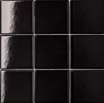 Плитка Starmosaic Homework Black Glossy 9.7x9.7 30x30 см, поверхность глянец