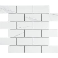 Плитка Starmosaic Homework Brick Carrara Matt 29.1x29.5 см, поверхность матовая