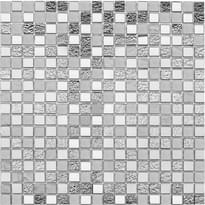 Плитка Starmosaic Homework Mix Inox 1.5x1.5 30x30 см, поверхность глянец