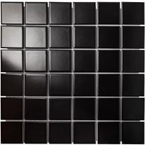 Плитка Starmosaic Homework Mosaic 48x48 Black 30.6x30.6 см, поверхность матовая