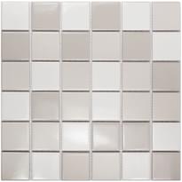 Плитка Starmosaic Homework Mosaic 48x48 Grey Mix 30.6x30.6 см, поверхность глянец