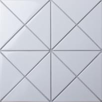 Плитка Starmosaic Homework Mosaic Triangolo White Glossy 26.3x26.3 см, поверхность глянец