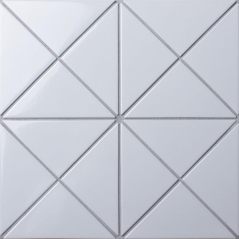 Starmosaic Homework Mosaic Triangolo White Glossy 26.3x26.3